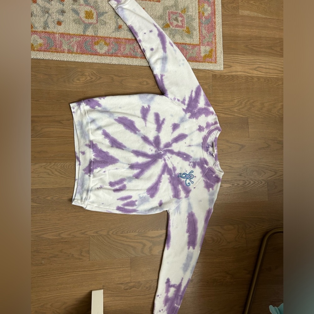 Roller Rabbit purple monkey crewneck